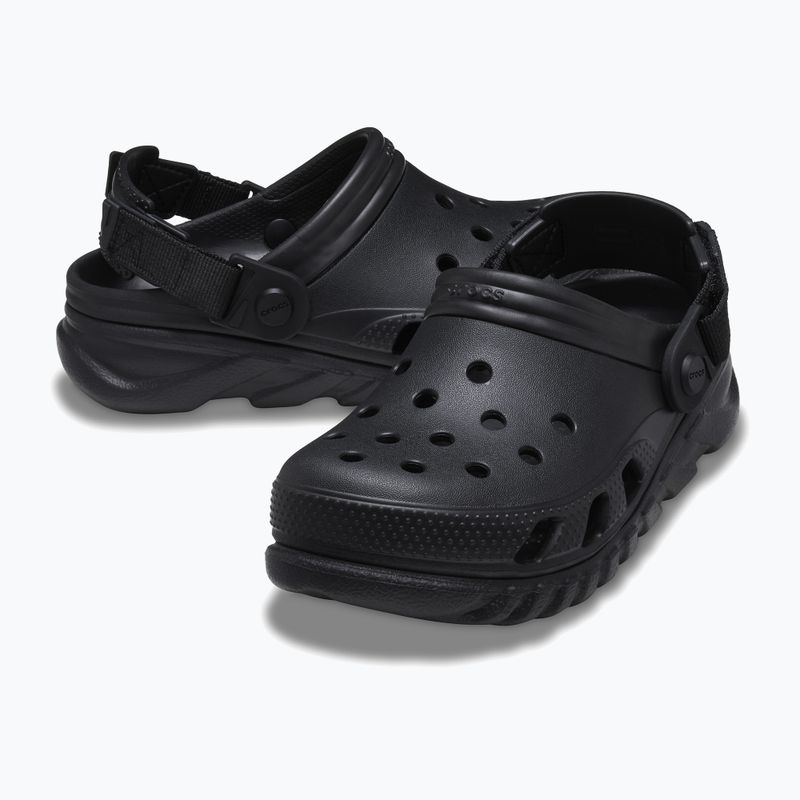 Crocs Duet Max II Clog Kinder Flip-Flops schwarz 14