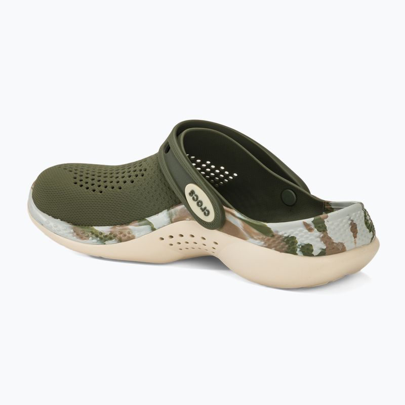Crocs LiteRide 360 Marbled Clog armeegrün/multi flip-flops 4