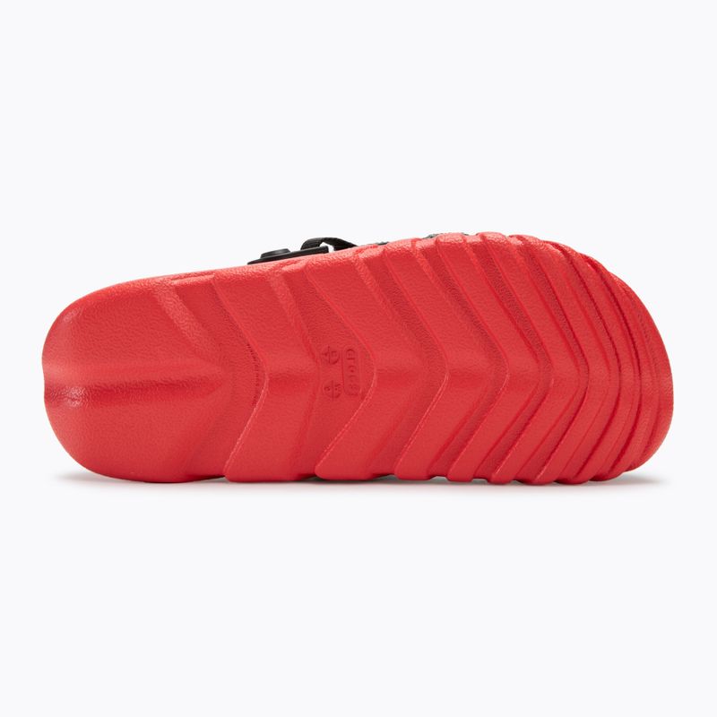 Crocs Duet Max II Clog schwarz/varsity rot flip-flops 5
