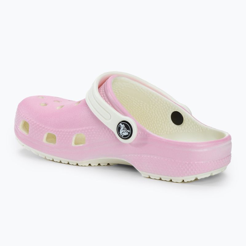 Slides Schlappen  Kinder Crocs Classic Glow in the Dark flamingo