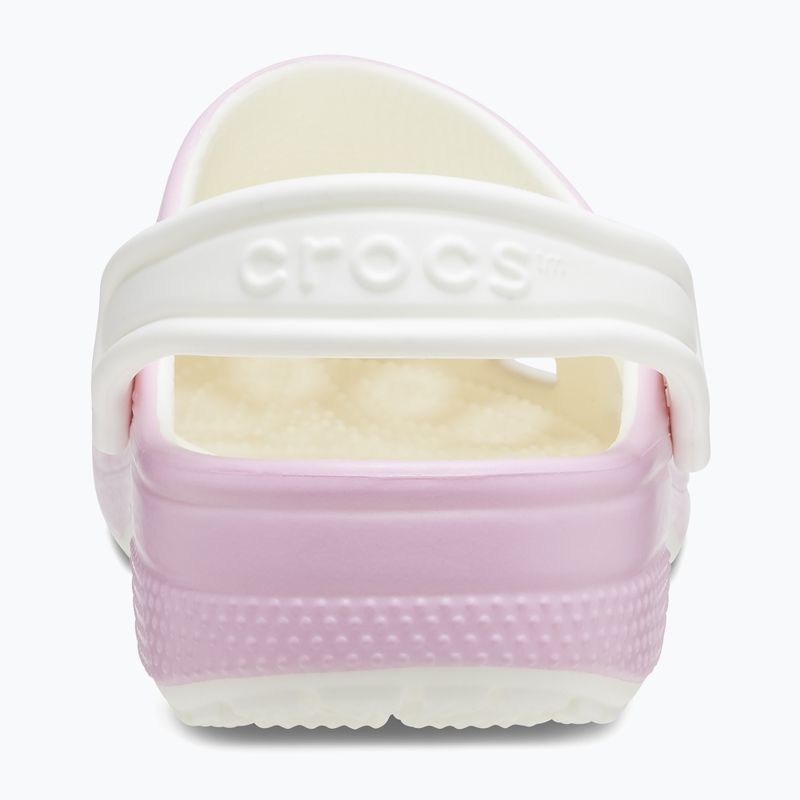 Slides Schlappen  Kinder Crocs Classic Glow in the Dark flamingo