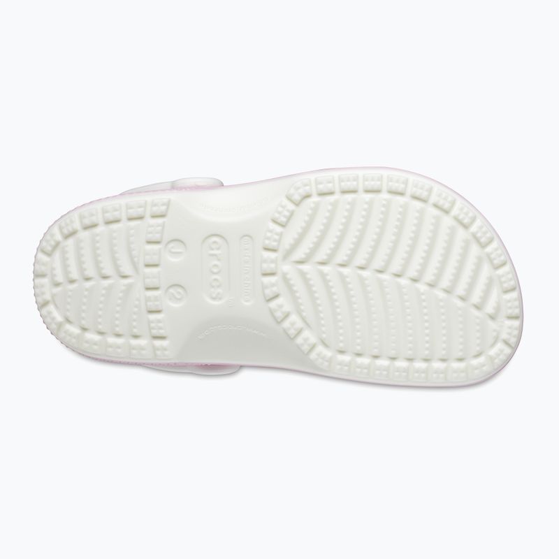 Slides Schlappen  Kinder Crocs Classic Glow in the Dark flamingo
