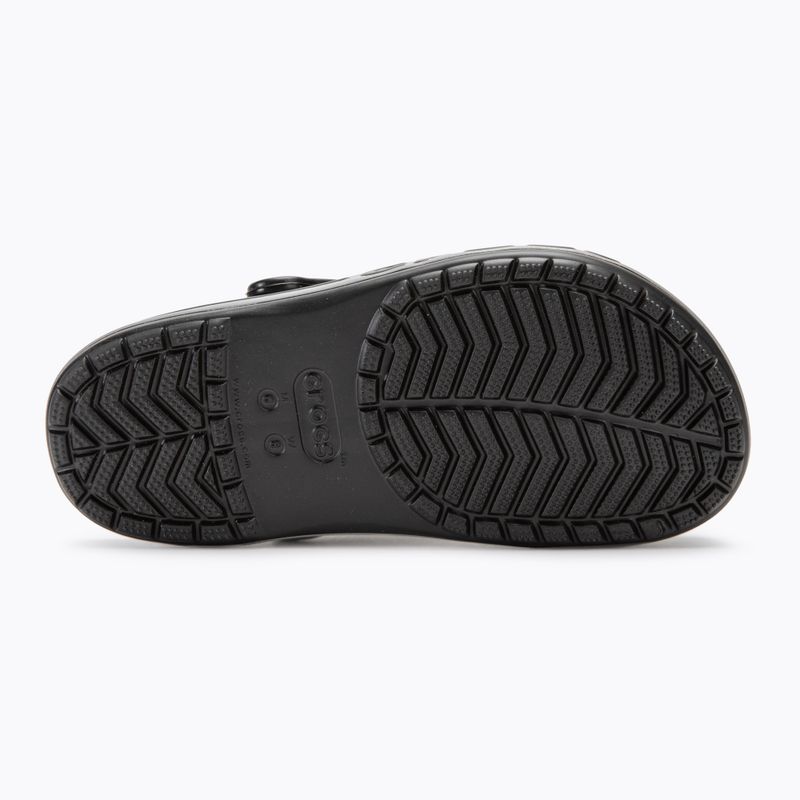 Crocs Bayaband Reflektierende Band Clogs schwarz 5