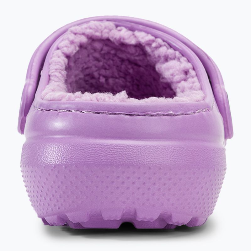 Slides Schlappen  Kinder Crocs Classic Lined orchid 7