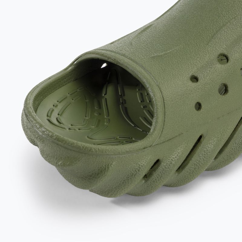 Crocs Echo Slide Armee grün Flip-Flops 7