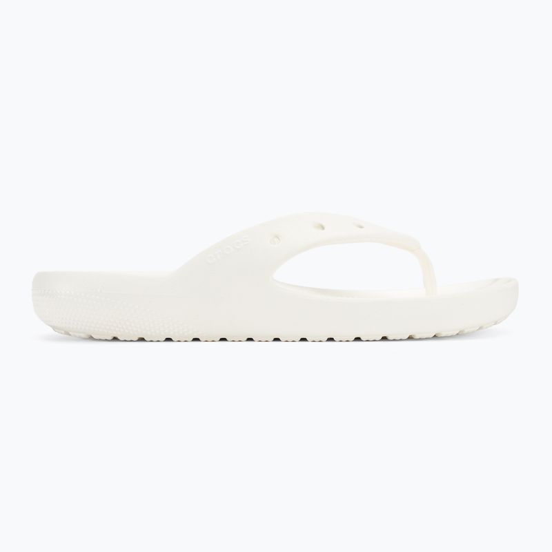 Crocs Classic Flip V2 Pantoletten weiß 2