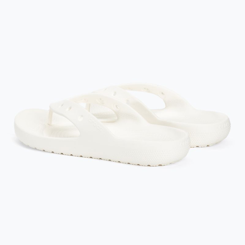 Crocs Classic Flip V2 Pantoletten weiß