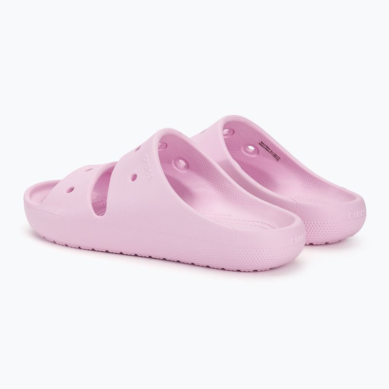 Damen Crocs Classic Sandal V2 Ballerina rosa Pantoletten 3