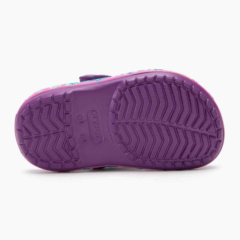 Crocs Crocband Lights Clog Kleinkind amethyst flip-flops 5