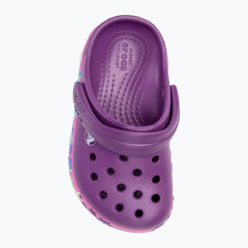 Crocs Crocband Lights Clog Kleinkind amethyst flip-flops 6