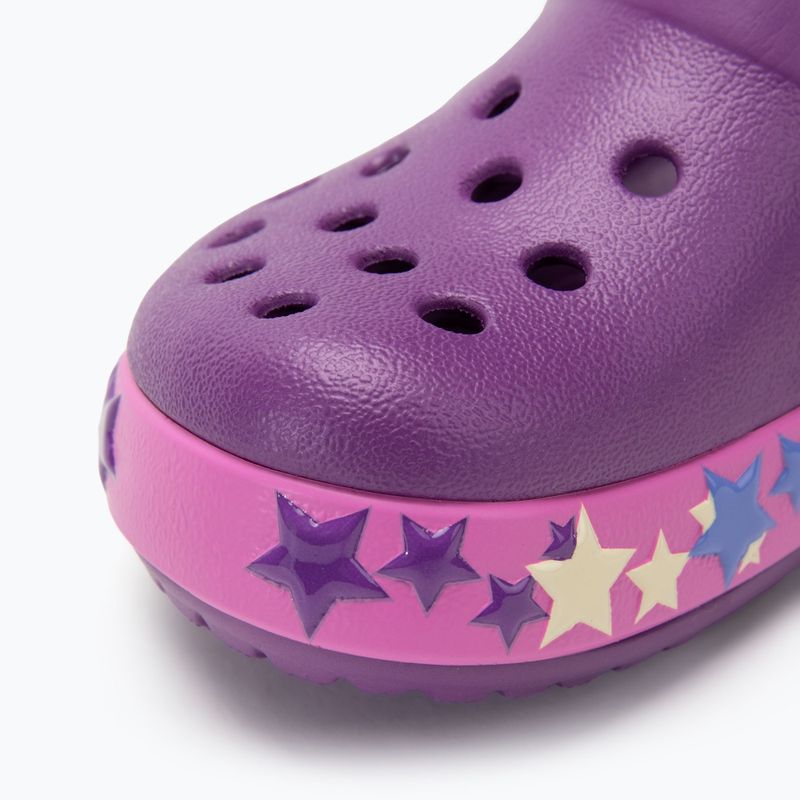 Crocs Crocband Lights Clog Kleinkind amethyst flip-flops 8