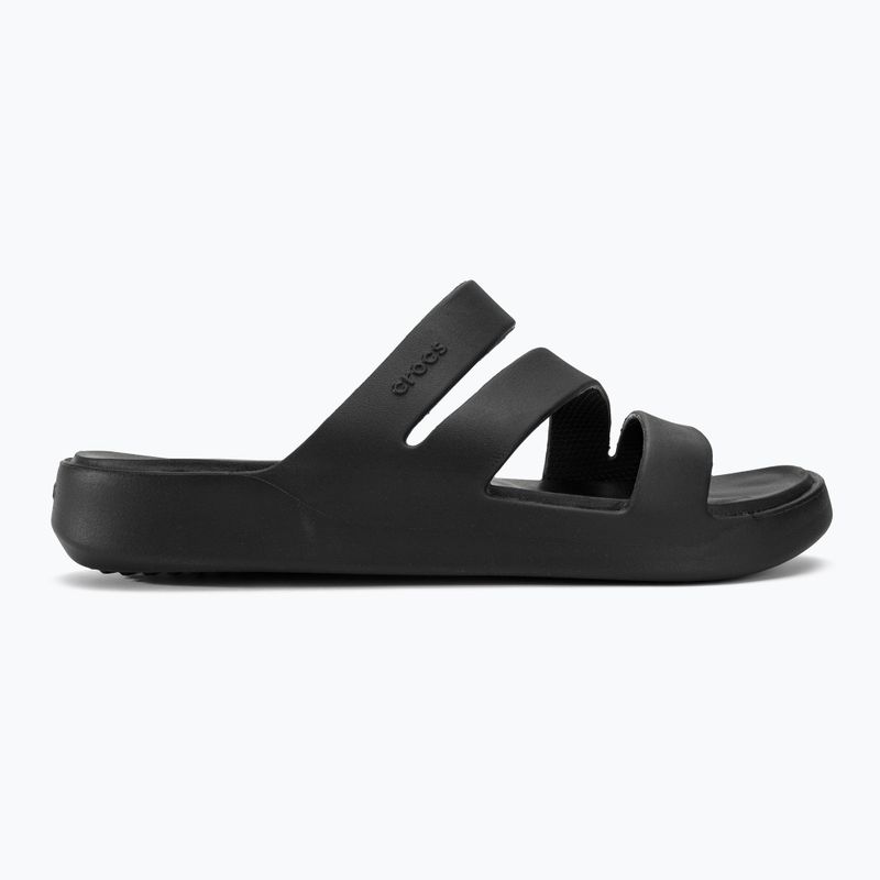 Crocs Getaway Riemchen Pantoletten für Frauen schwarz 2