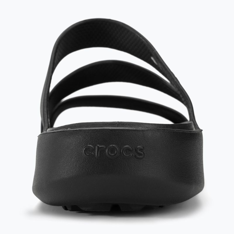 Crocs Getaway Riemchen Pantoletten für Frauen schwarz 6