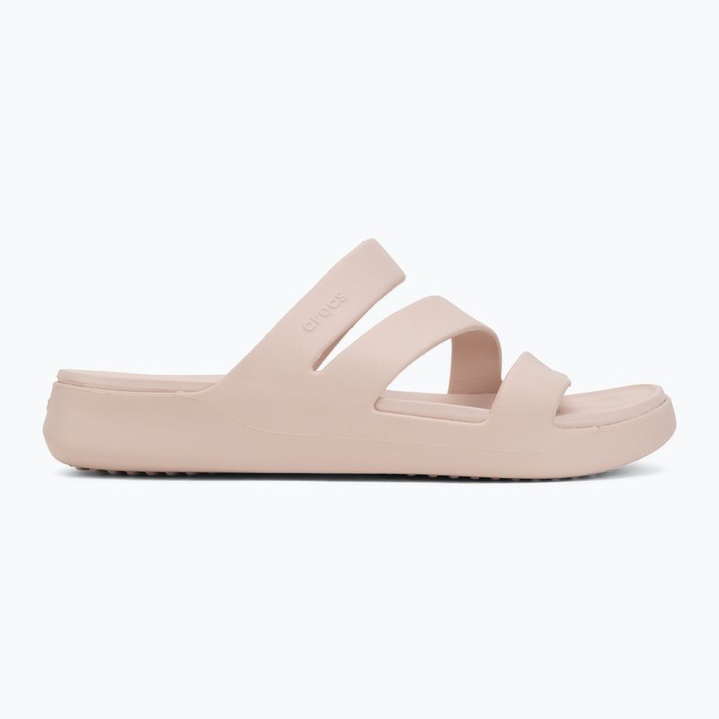 Damen-Pantoletten Crocs Getaway Strappy quartz 2