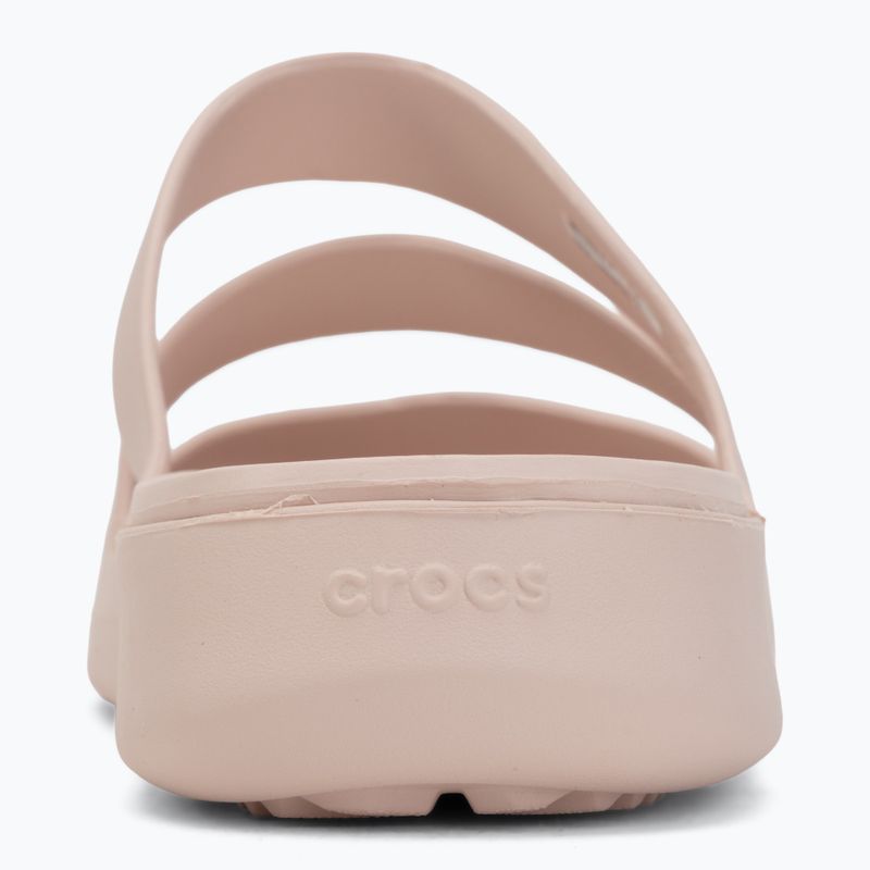 Damen-Pantoletten Crocs Getaway Strappy quartz 6