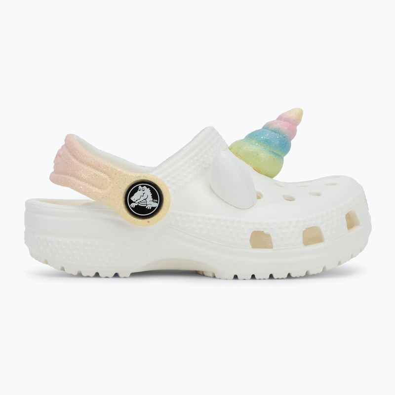 Crocs Classic IAM Rainbow Unicorn CgT Kreide Kinder Flip-Flops 3