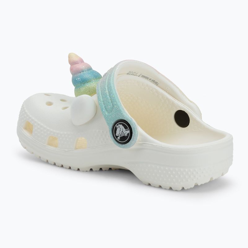 Crocs Classic IAM Rainbow Unicorn CgT Kreide Kinder Flip-Flops 4