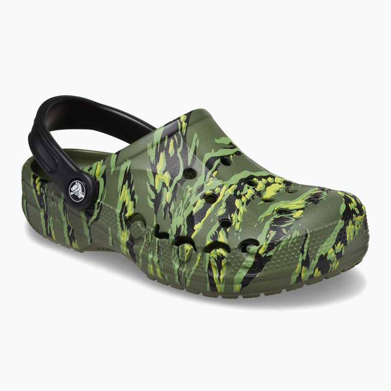 Crocs Baya Saisonale Gedruckte Clogs Tiger Camo Flip-Flops 9
