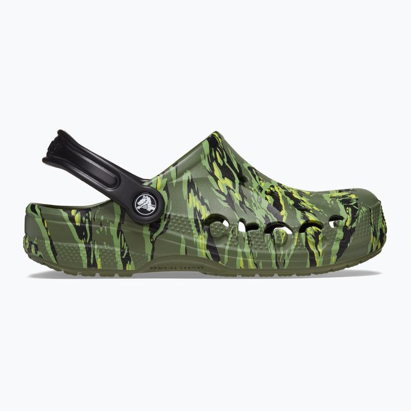 Crocs Baya Saisonale Gedruckte Clogs Tiger Camo Flip-Flops 10