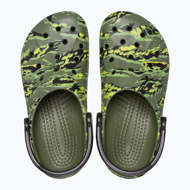 Crocs Baya Saisonale Gedruckte Clogs Tiger Camo Flip-Flops 12