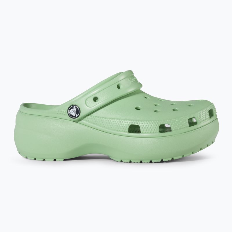 Crocs Classic Platform Clog Damen hellgrün 3