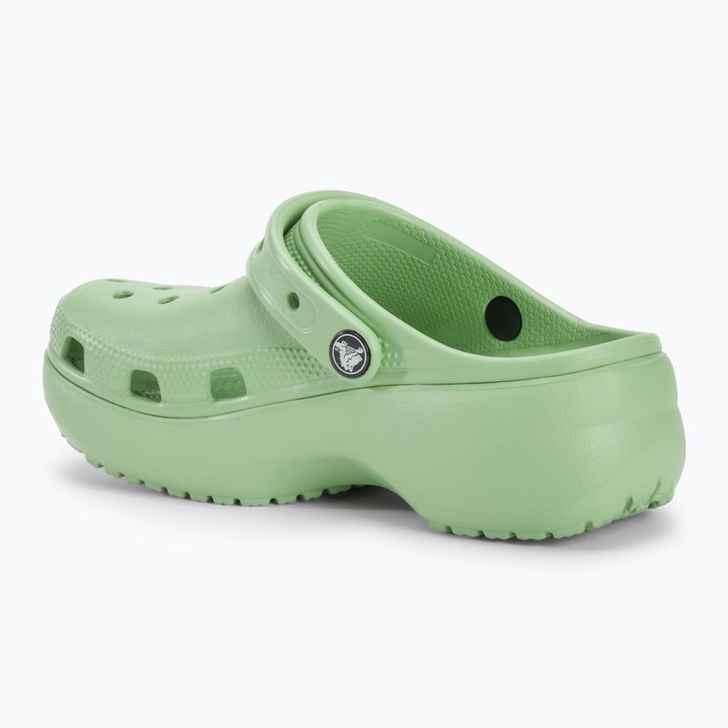 Crocs Classic Platform Clog Damen hellgrün 4