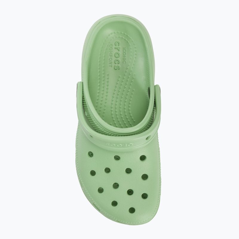 Crocs Classic Platform Clog Damen hellgrün 6