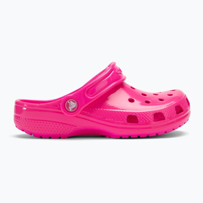 Crocs Classic Neon Highlighter Clog rosa Crush Kinder Flip-Flops 3