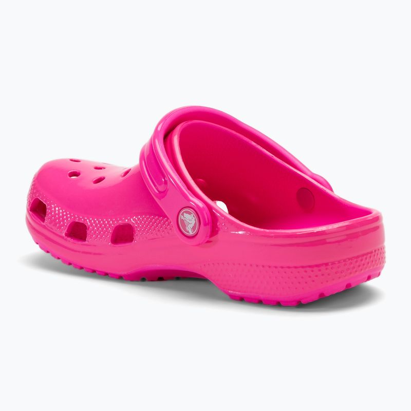 Crocs Classic Neon Highlighter Clog rosa Crush Kinder Flip-Flops 4