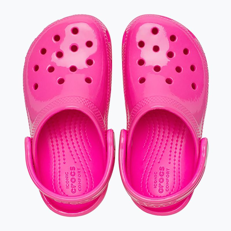 Crocs Classic Neon Highlighter Clog rosa Crush Kinder Flip-Flops 13