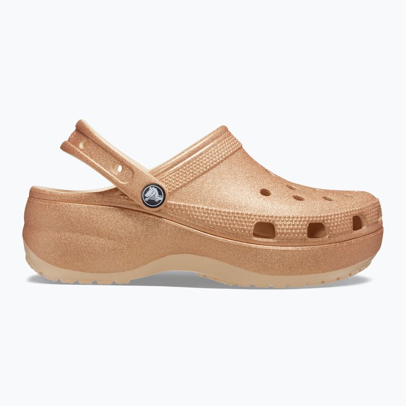Crocs Classic Platform Glitter shitake Damen Flip-Flops 10