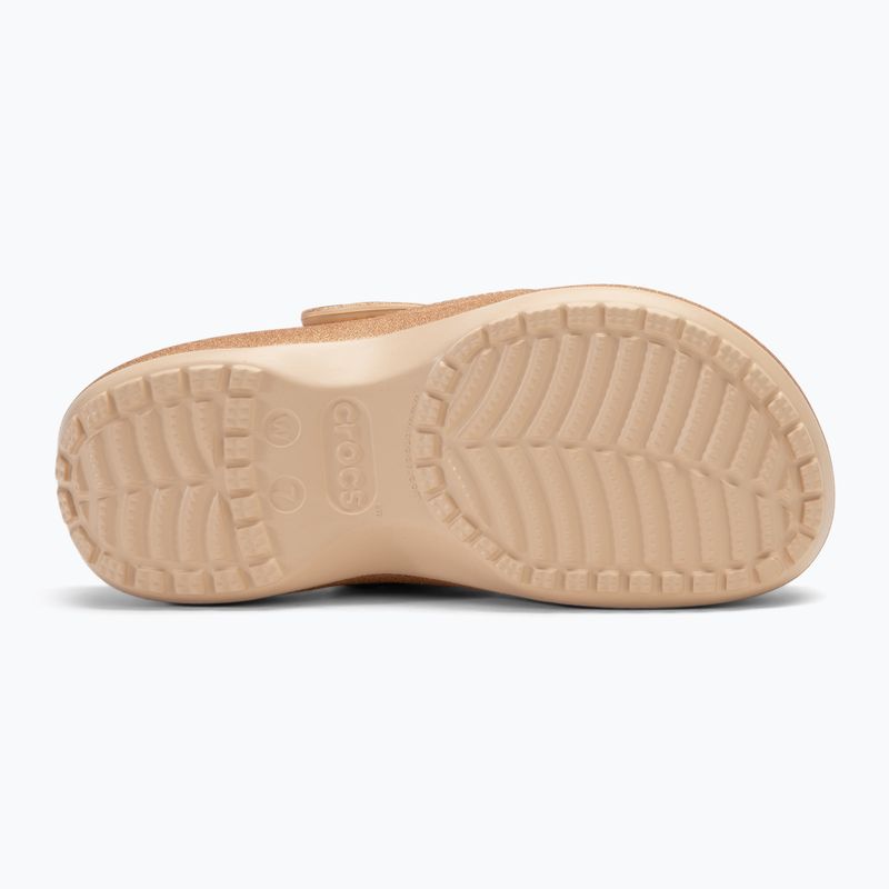 Crocs Classic Platform Glitter shitake Damen Flip-Flops 5