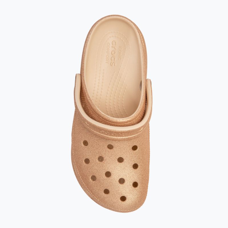 Crocs Classic Platform Glitter shitake Damen Flip-Flops 6