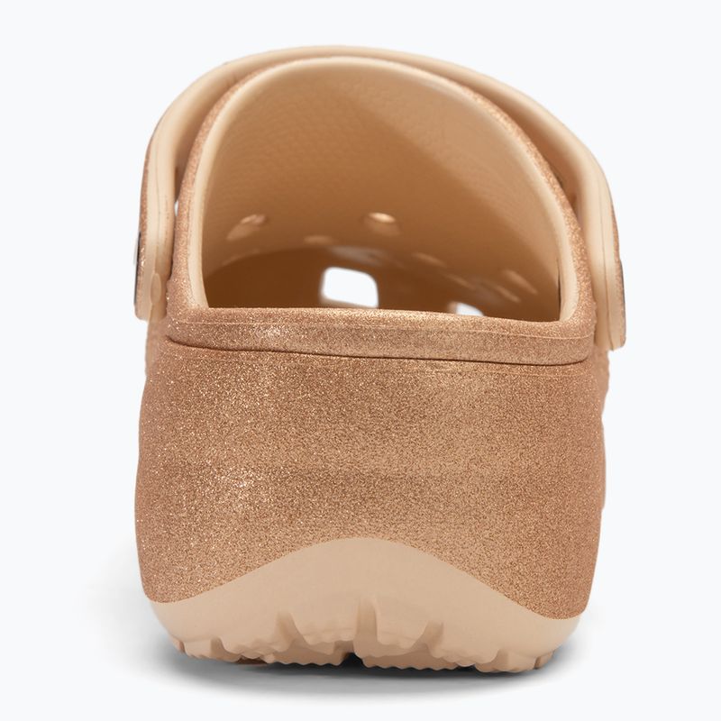 Crocs Classic Platform Glitter shitake Damen Flip-Flops 7