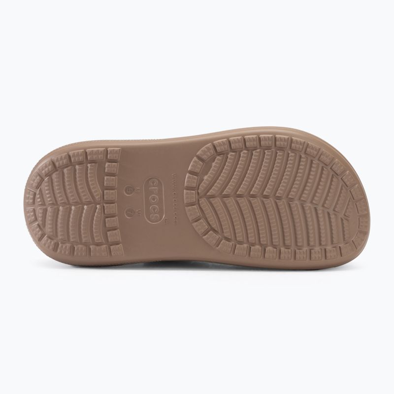 Crocs Classic Crush Clog Flip-Flops latte 5