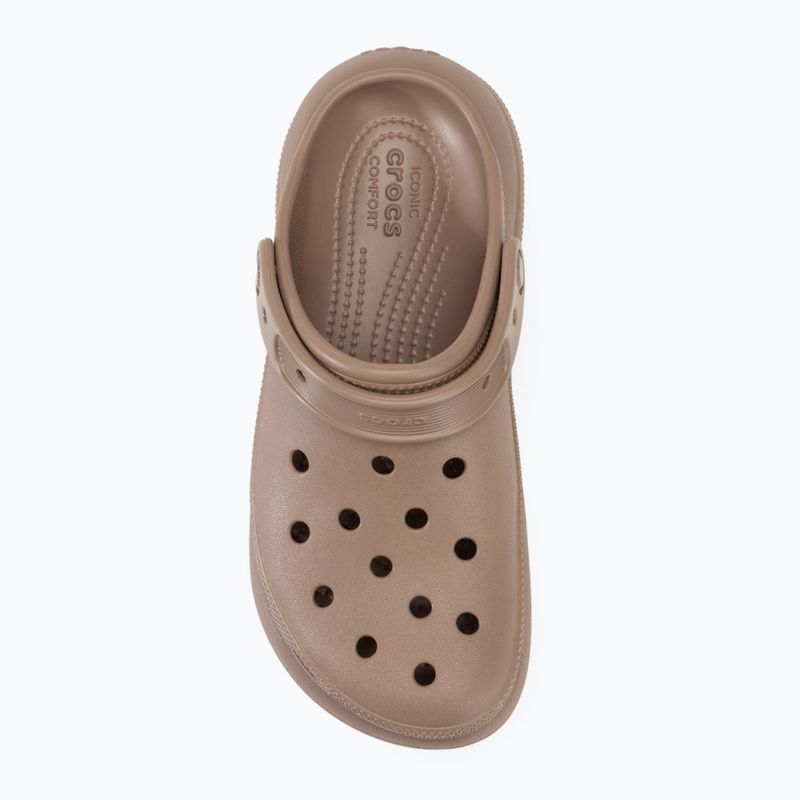 Crocs Classic Crush Clog Flip-Flops latte 6