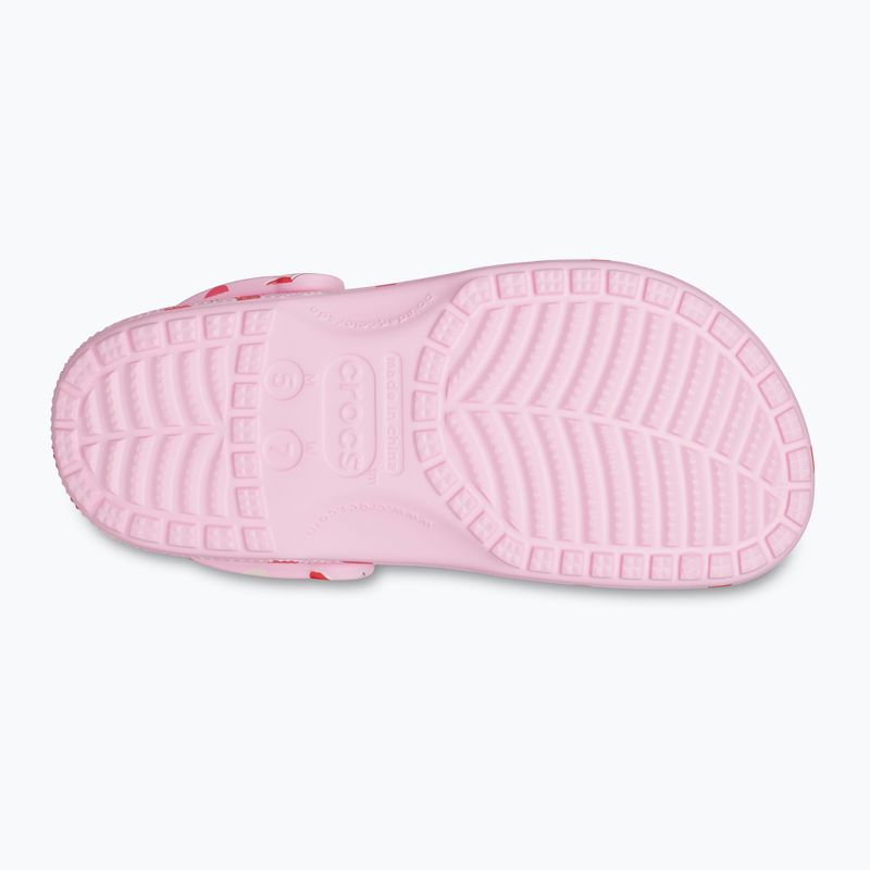 Badelatschen Crocs Classic Valentines Day Clog flamingo 4