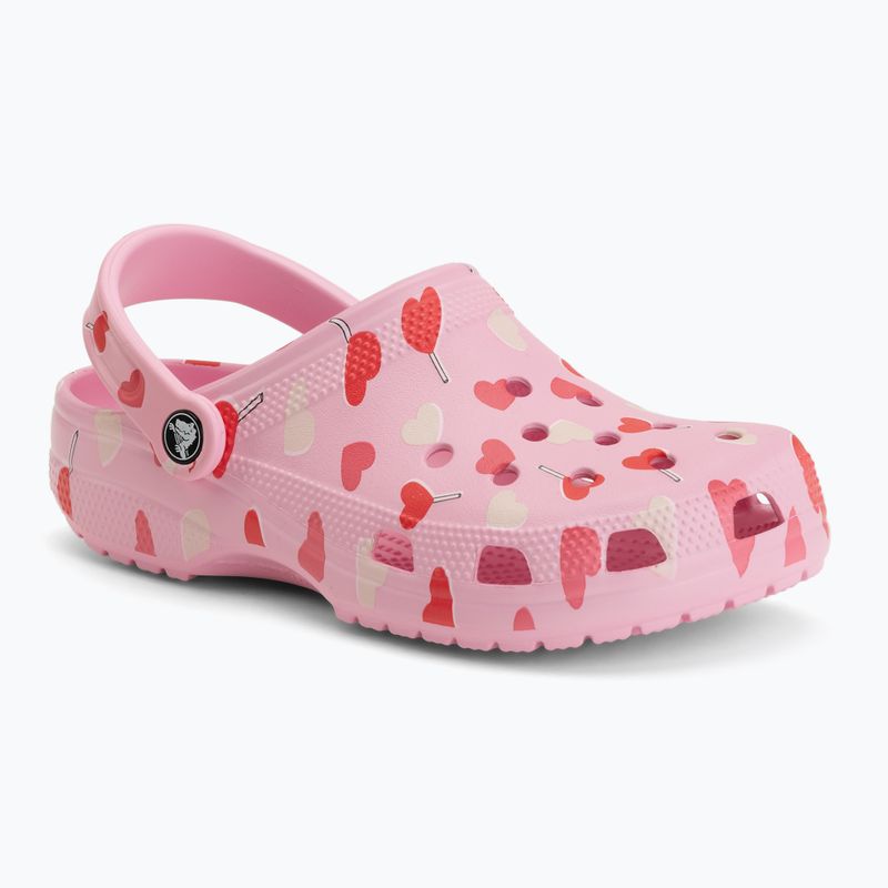 Badelatschen Crocs Classic Valentines Day Clog flamingo 2