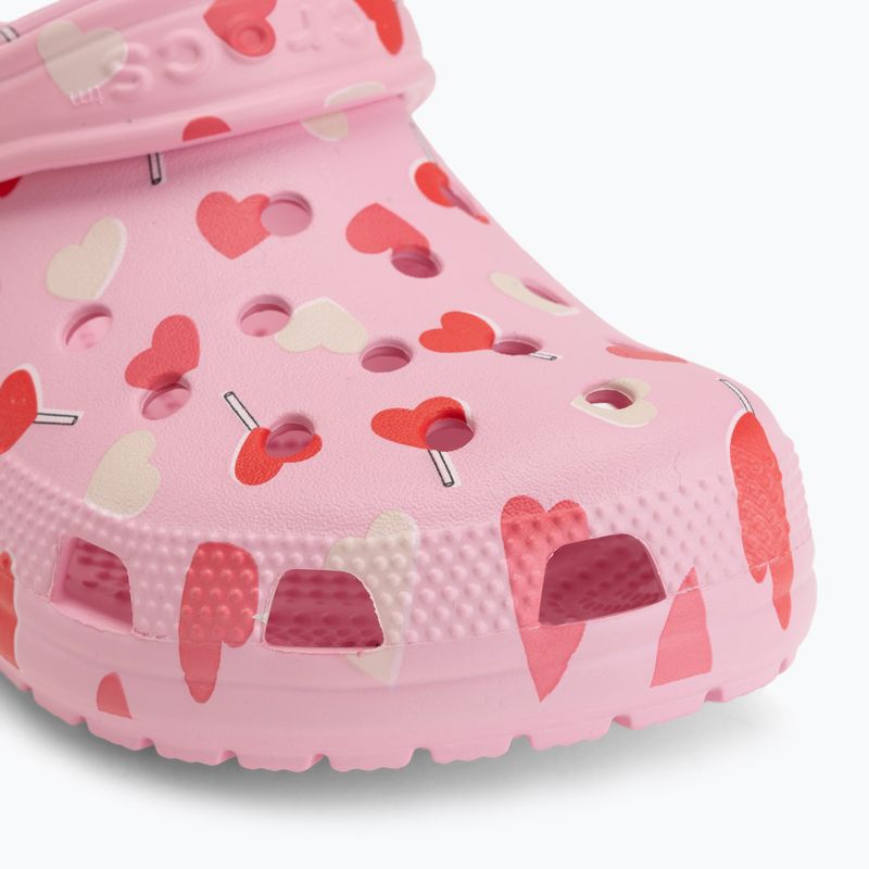 Badelatschen Crocs Classic Valentines Day Clog flamingo 8