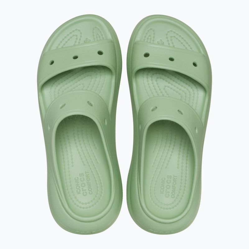 Crocs Classic Crush Sandale Damen hellgrün Flip-Flops 11