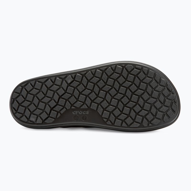 Crocs Brooklyn Luxe Cross Strap Damen Sandalen schwarz 4