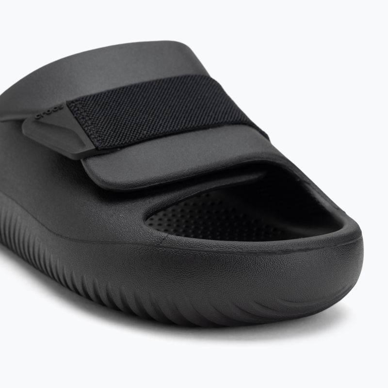 Crocs Mellow Luxe Recovery Slide Flip-Flops schwarz 7