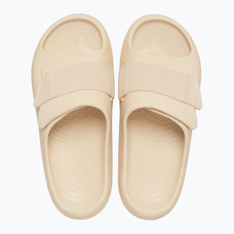 Badelatschen Crocs Mellow Luxe Recovery Slide Shitake 5
