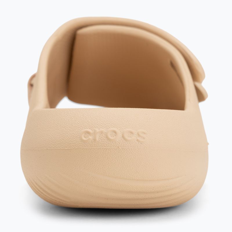 Badelatschen Crocs Mellow Luxe Recovery Slide Shitake 6