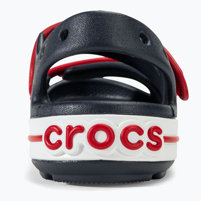 Crocs Crocband Cruiser Kinder Sandalen 209423 navy/varsity rot 6