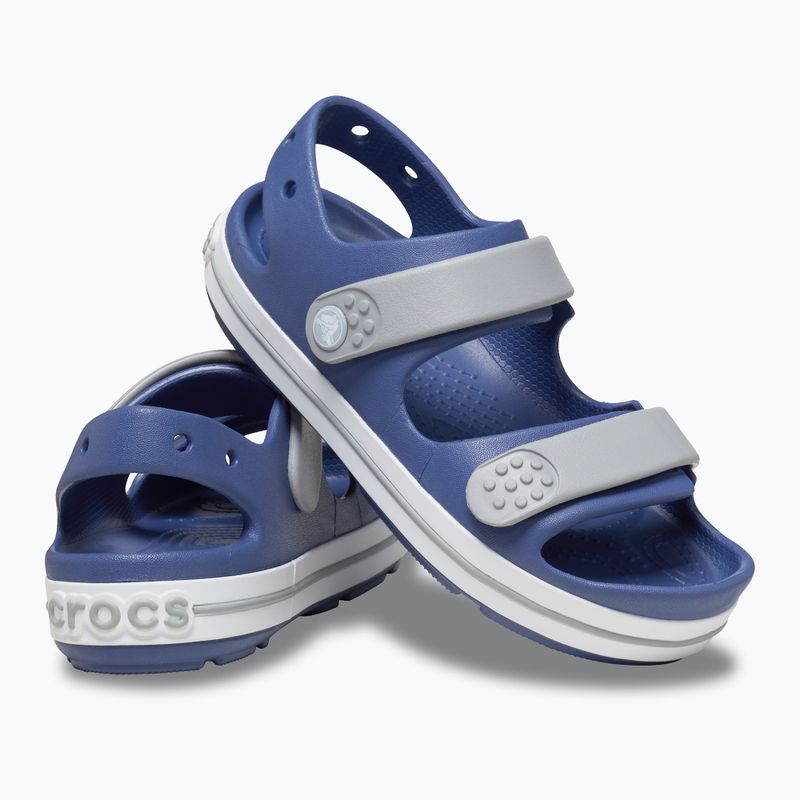 Crocs Crocband Cruiser Kinder Sandalen bijou blau/hellgrau 10