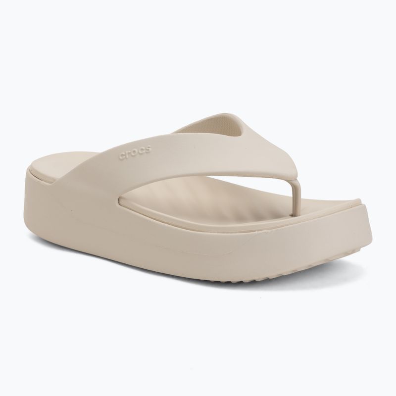 Damen Zehentrenner Crocs Gateway Platform stucco