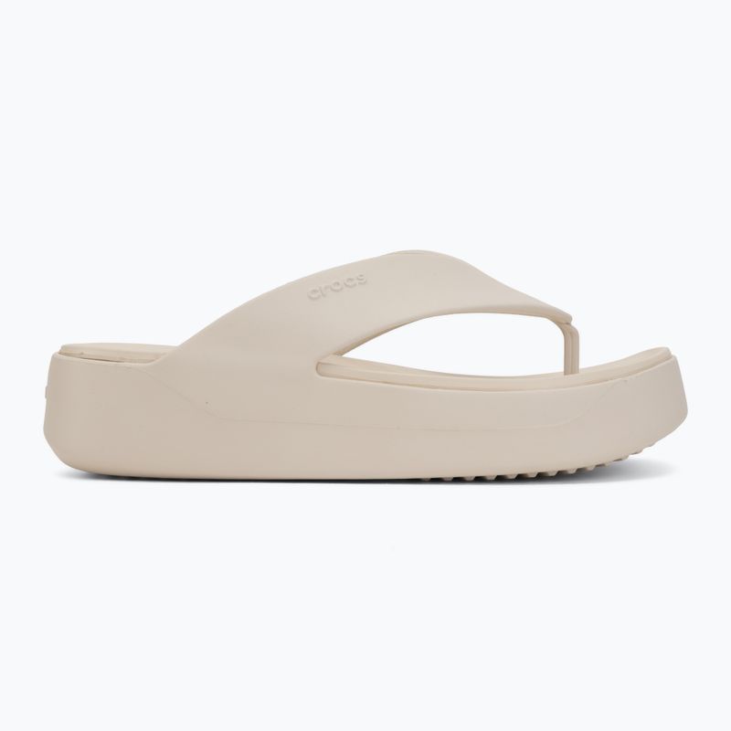 Damen Zehentrenner Crocs Gateway Platform stucco 2