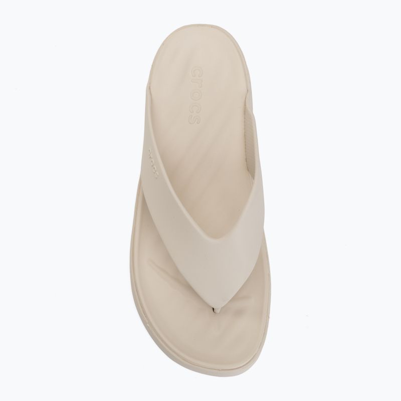 Damen Zehentrenner Crocs Gateway Platform stucco 5