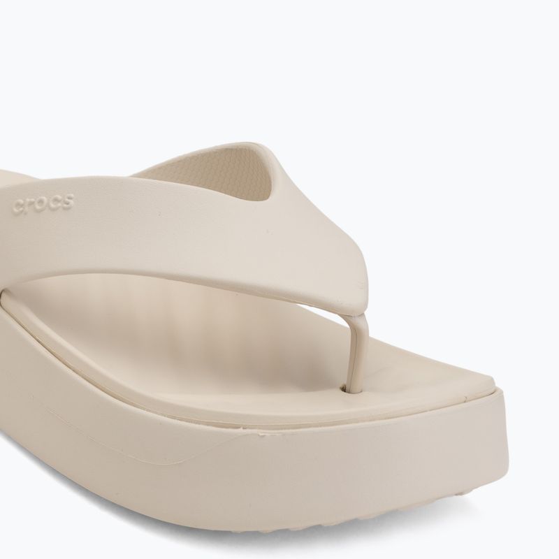 Damen Zehentrenner Crocs Gateway Platform stucco 7